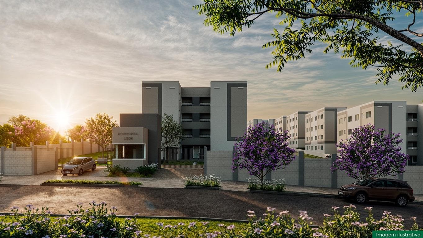 Empreendimento Residencial Leon em Jardim Barcelona, Londrina - Apartamento com 2 quartos à venda por Milla Corretora